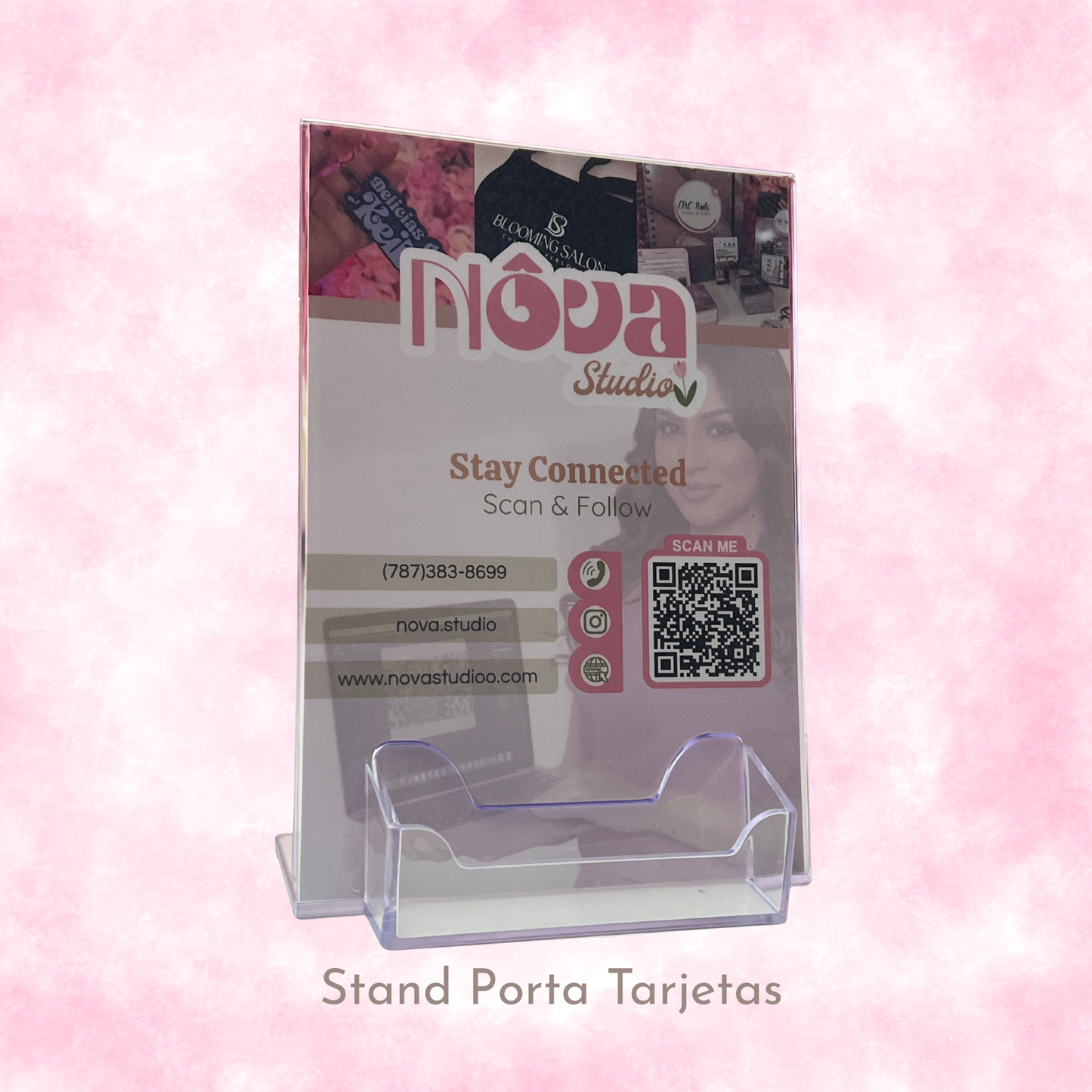 Stand Acrílico | Porta Tarjetas |
