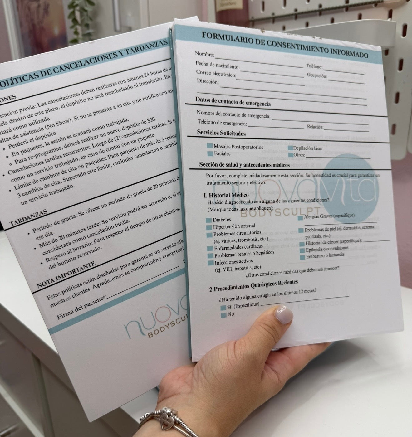 Ficha Clínica | Relevo de Responsabilidad
