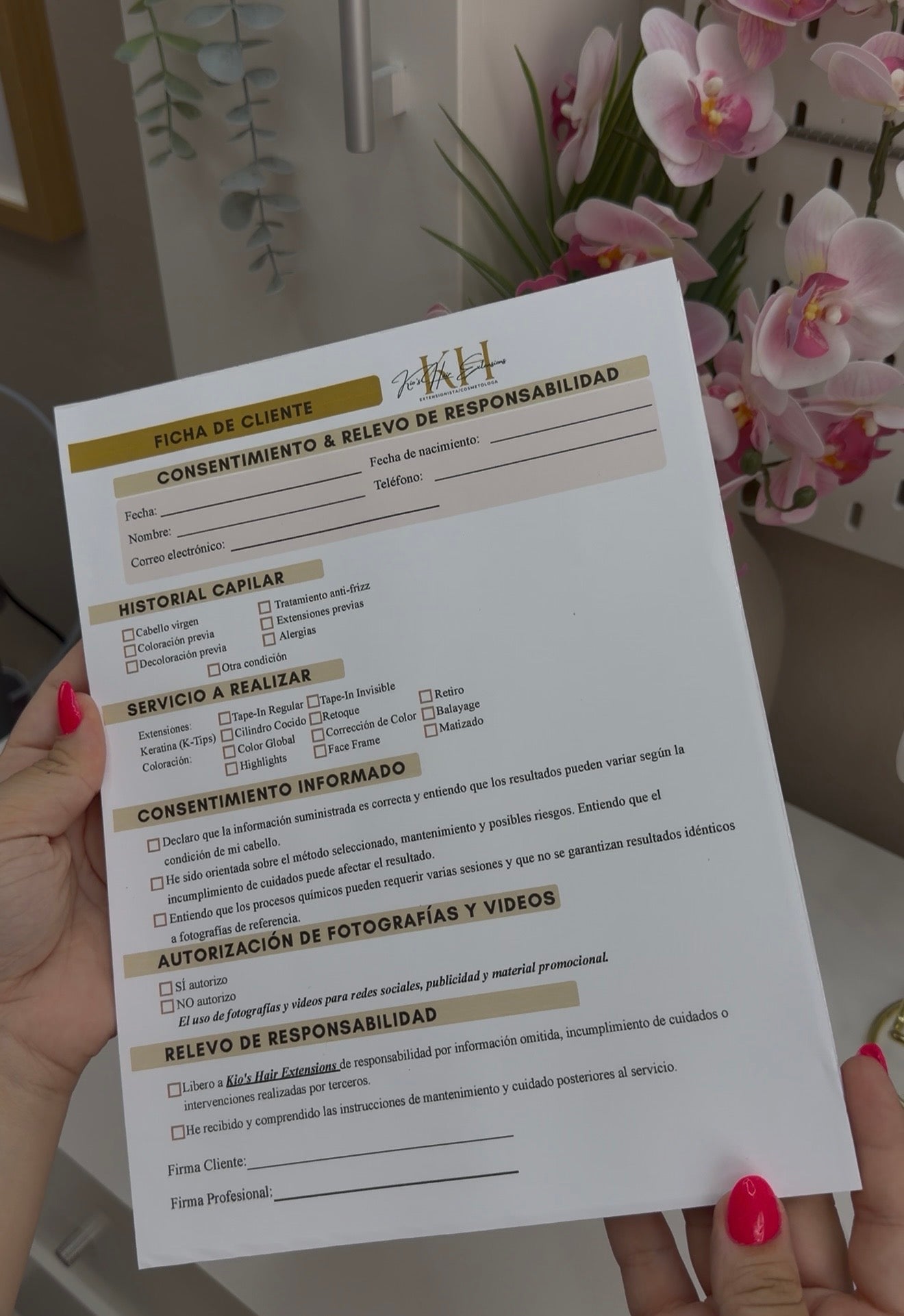 Ficha Clínica | Relevo de Responsabilidad